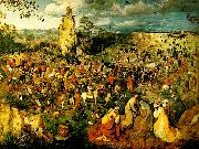 Pieter Bruegel vagen till golgata Sweden oil painting artist